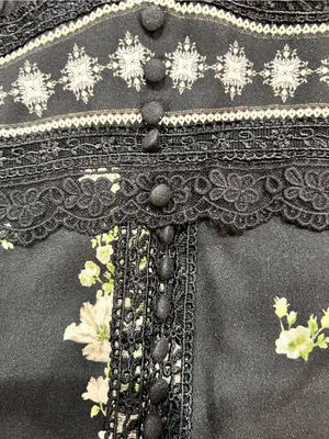 Alice + Olivia Rose Free Falling Floral Lace Midi Dress Size 10 NWT $695 thumbnail 13