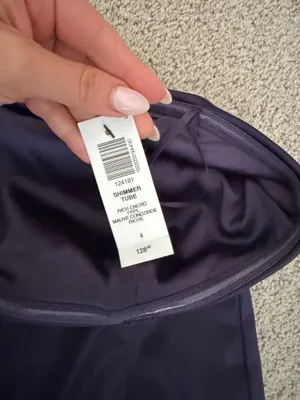 Aritzia Shimmer Tube Satin Dress Ten thumbnail 6