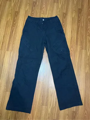Jordan Essentials Chicago Pants High Rise Cargo Utility Black Small thumbnail 2