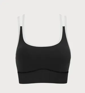 Berlook Activewear Black X Cross Lycra® Sports Bra thumbnail 6