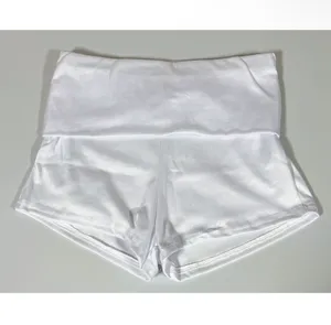 White ‘I ❤️ Heart Me’ Y2K Fold Over Shorts Bottoms Size S ✨ thumbnail 2