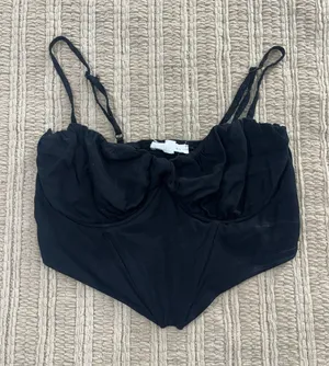 Pacsun corset top black thumbnail 1