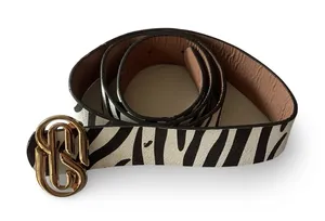 Zebra Jean Belt White thumbnail 1