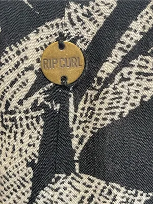Rip Curl Black and whiteTropical Print Dress thumbnail 5