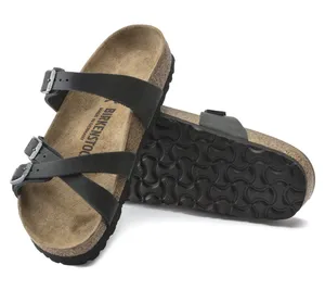 BIRKENSTOCK Franca black leather gladiator sandals shoes new thumbnail 1