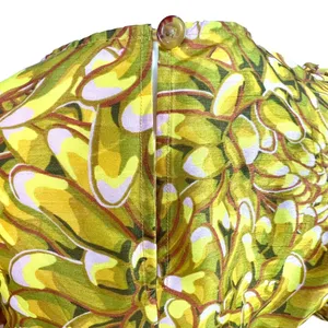 Kika Vargas Mum Floral Puff Sleeve Min Baby Doll Dress XS Vibrant Floral Print thumbnail 10