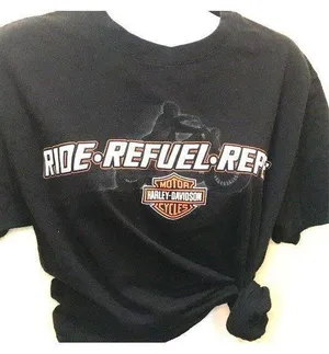 Harley Davidson graphic tee Nebraska black M thumbnail 1