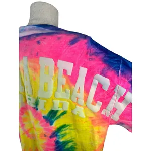 Vintage Tie Dye Daytona Beach Florida T-Shirt Large Long Sleeve Cotton 90s Retro thumbnail 10