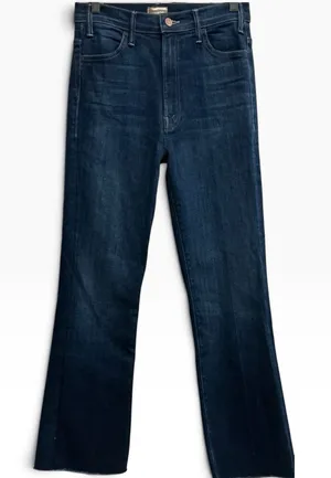 MOTHER The Hustler Ankle Fray Jeans 27 Home Movies High Rise Bootcut NWOT thumbnail 1