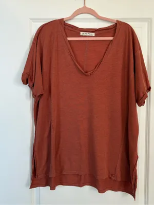 Free People We the Free Oversized Short Sleeve Luna Tee Size Small thumbnail 3