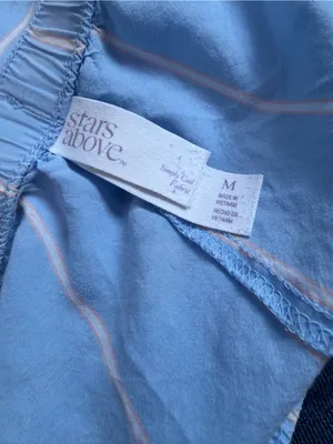 Stars Above Woven Short Sleeve Stripe Pajama Set thumbnail 5