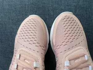 Women’s Nike rose gold pink running sneakers size 8. thumbnail 4