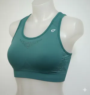 Gymshark · Small · Adapt Ombré Seamless Sports Bra · Teal/Blue-Green thumbnail 1