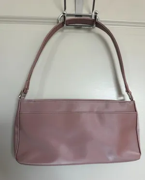 Unbranded Pink Blush Shoulder Zip Purse thumbnail 1