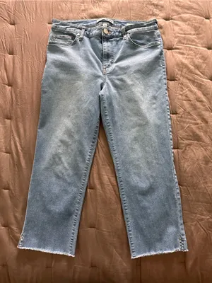 Code Bleu Classic Capri Light Blue Jeans Size 10 thumbnail 1