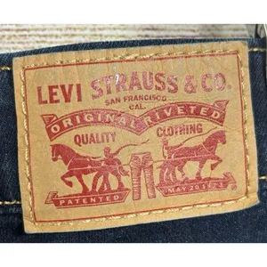 Levi's 721 Jeans Women's‎ size 29 High Rise Skinny Dark Wash Blue Denim thumbnail 4