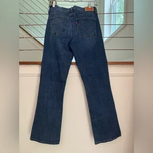 Levi’s slimming boot Women's Dark Blue Denim Jeans 29 W thumbnail 3