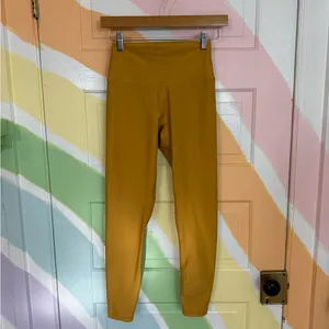 Abercrombie & Fitch YPB sculptLUX 7/8-Length Leggings Curve Love Sz Small 💚🍄 thumbnail 4