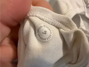 Lululemon Ebb to Street Sports Bra Light Support C/D Cup White size 4 thumbnail 7