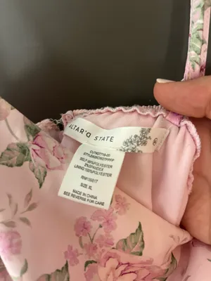 Altar'd State Pink Floral Mini Dress thumbnail 4