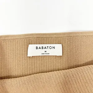 Aritzia‎ Babaton Ribbed Sculpt Knit Essamba Tube Top Honey Beige Womens Size M thumbnail 4