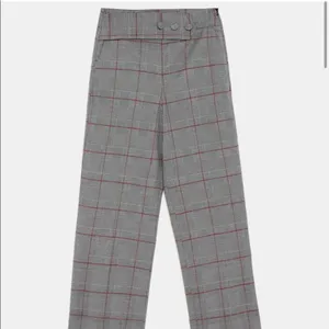 ZARA Grey Plaid wide leg culottes Size XS thumbnail 10