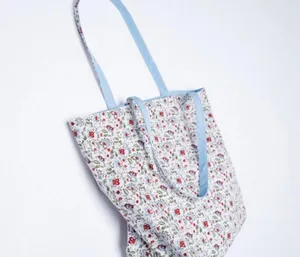ZARA Reversible Floral Print Tote Bag thumbnail 7