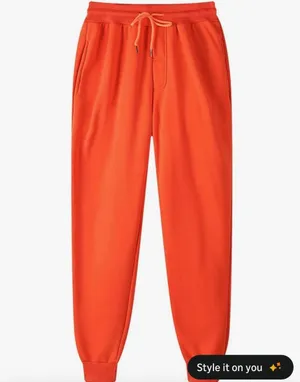 Men’s Amazon orange sweatpants thumbnail 1