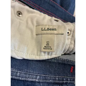 L.L. Bean Women's Stretch 5 Pocket Skinny Mid Rise Size 12 Casual No. 292739 thumbnail 12