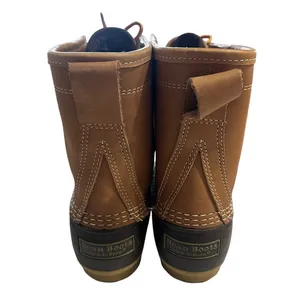 L.L.Bean Bean Boots Womens 8 Gore-Tex Insulated 8" Leather Duck Boots 212081 thumbnail 2