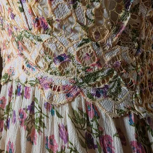 Free People One Adella Pink Floral Asymmetrical Strappy Sleeveless Dress thumbnail 4