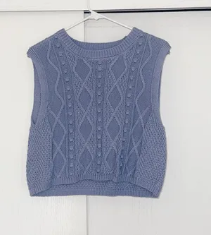 Double Zero purple sweater vest thumbnail 1