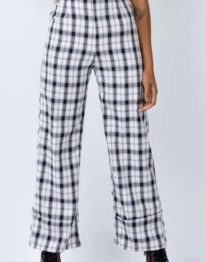 Princess Polly Plaid Straight Leg Pants NWOT thumbnail 7