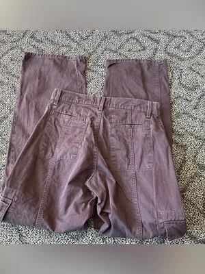 Revice Denim Brown Cargo Carpenter Pants thumbnail 5
