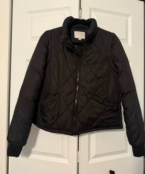Target A New Day Women’s Black Puffer Jacket thumbnail 1
