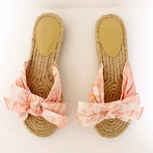 Nine West | Espadrille Flat Sandal w Pink Tie-Dye Bow size 8M thumbnail 3