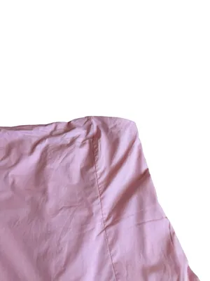 Abercrombie & Fitch Pink Bubble Hem Mini Dress Strapless Barbie Size Large NWT thumbnail 3
