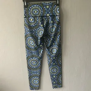 Aerie Chill Play Move Blue Medallion Print High Rise Leggings Women's Size XS thumbnail 3