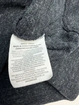 Nike Women’s Small Just Do It Lightweight Pullover Hoodie Charcoal Gray thumbnail 5