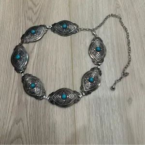 Urban Outfitters Boho Silver Chain Belt thumbnail 2