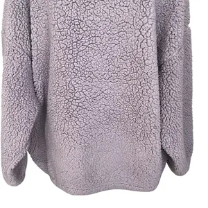 PacSun Cozy Hiker Oversized Purple Sherpa Jacket Women’s Size M Teddy Boyfriend thumbnail 9