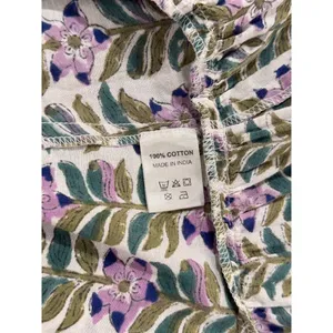 Perry Walker Womens Dress Green Floral Mini Cap Sleeve A Line Boho 1 US Small thumbnail 10