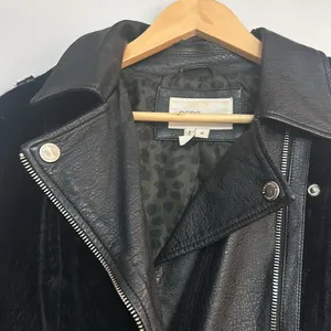 MOVING SALE BCBGeneration Faux Fur Leather Moto Jacket thumbnail 4
