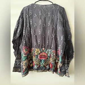 Johnny Was CASSIA BUTTON DOWN BLOUSE thumbnail 4
