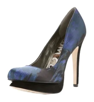 Sam Edelman Ulysa Platform‎ Pump In Midnight Blue thumbnail 1