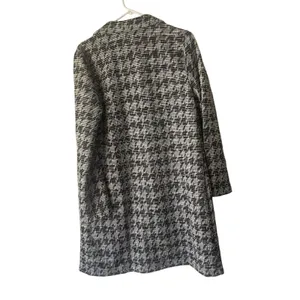 Mellow‎ Day Houndstooth Long Career Cardigan Sweater Interview Outfit Women thumbnail 5
