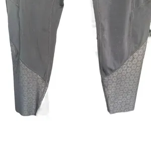 Zyia high rise black pocket activewear leggings 7/8 length raw hem size 12 #547 thumbnail 7