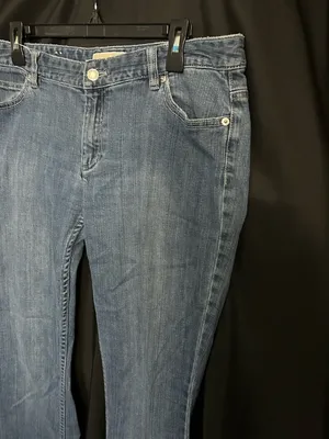 Michael Kors Classic Women's Mid-Rise Bootcut Jeans in Medium Blue SZ 12 thumbnail 5