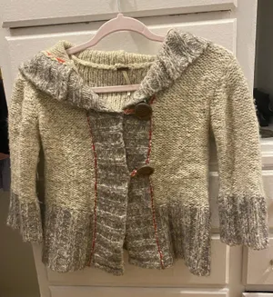 Free People Knit Button Down Cardigan thumbnail 1