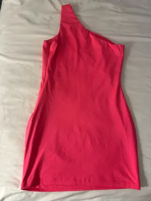 Superdown Pink One Shoulder Mini Dress thumbnail 3